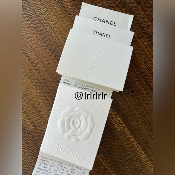 CHANEL Mixed Fiber Sneakers 37.5 White - Picture 9 of 9